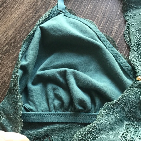 SOLD NWOT aerie Floral Lace Racer Back Bralette - Picture 8 of 10